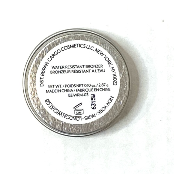 Cargo Cosmetics Swimmables Water Resistant Travel Bronzer NEW Shade Warm .10 oz - Picture 5 of 5